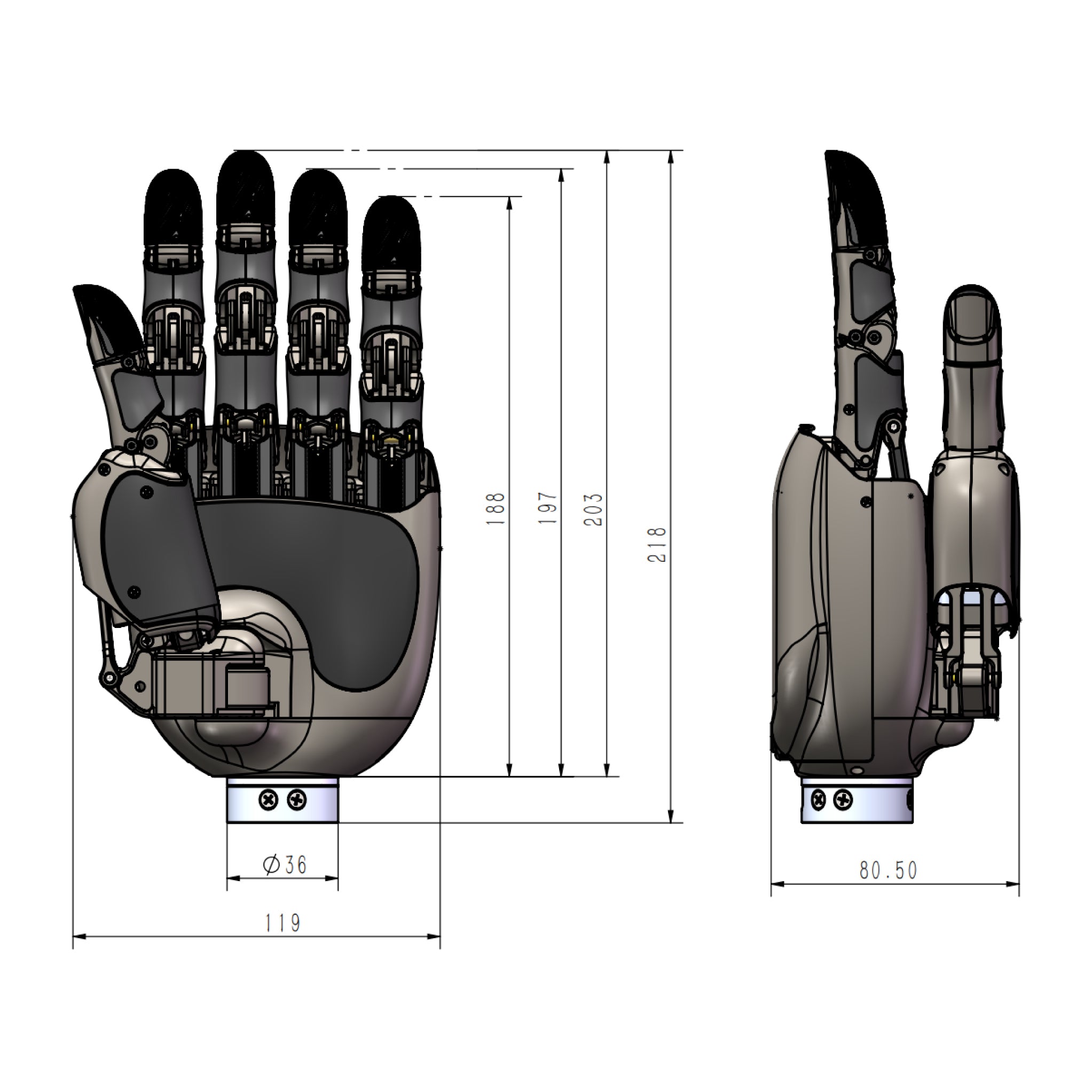 dh2116-dexterous-hand